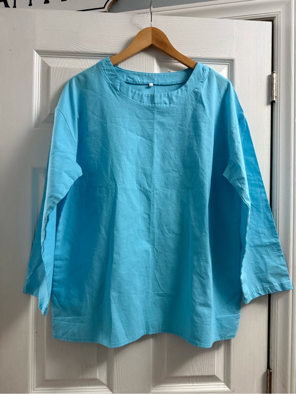 Blue Long Sleeve Tunic Size XL